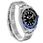 Rolex GMT Master II Batman Black Blue Bezel Steel Mens Watch 116710 Box Card