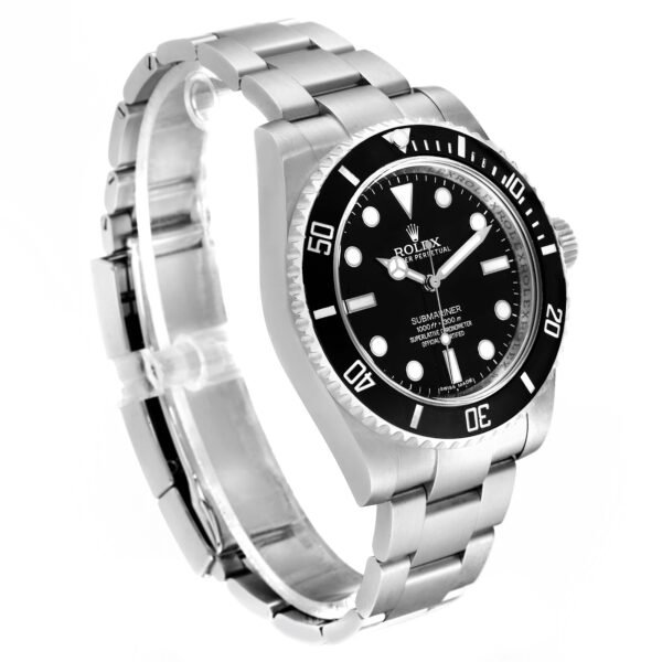 Rolex Submariner 40mm Black Dial Ceramic Bezel Steel Watch 114060