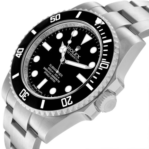 Rolex Submariner 40mm Black Dial Ceramic Bezel Steel Watch 114060 Box Card