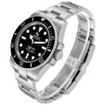 Rolex Submariner 40mm Black Dial Ceramic Bezel Steel Watch 114060 Box Tag