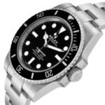Rolex Submariner 40mm Black Dial Ceramic Bezel Steel Watch 114060 Box Tag