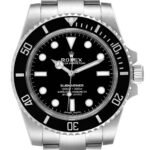 Rolex Submariner 40mm Black Dial Ceramic Bezel Steel Watch 114060 Unworn