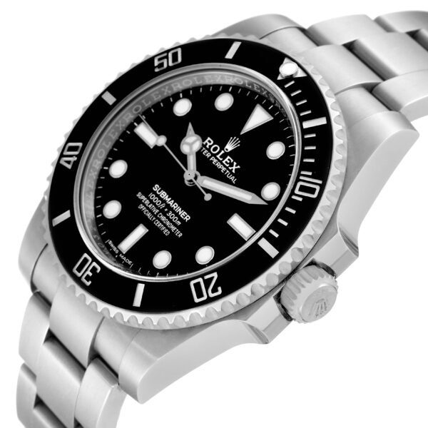 Rolex Submariner 40mm Black Dial Ceramic Bezel Steel Watch 114060 Unworn