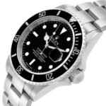 Rolex Submariner Date Steel Mens Watch 16610 Box Card