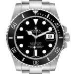 Rolex Submariner Date Ceramic Bezel Black Dial Steel Mens Watch 116610