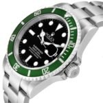 Rolex Submariner Kermit Green Bezel 50th Anniversary Mens Watch 16610LV Box Papers