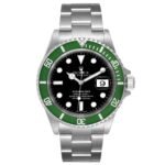 Rolex Submariner Kermit Green Bezel 50th Anniversary Mens Watch 16610LV Box Papers