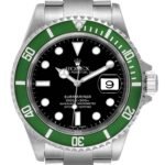 Rolex Submariner Kermit Green Bezel 50th Anniversary Mens Watch 16610LV Box Papers