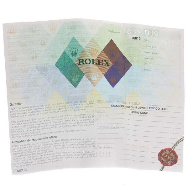 Rolex Submariner Kermit Green Bezel 50th Anniversary Mens Watch 16610LV Box Papers