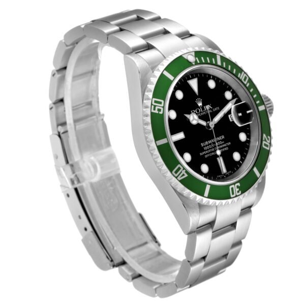 Rolex Submariner Kermit Green Bezel 50th Anniversary Mens Watch 16610LV Box Papers
