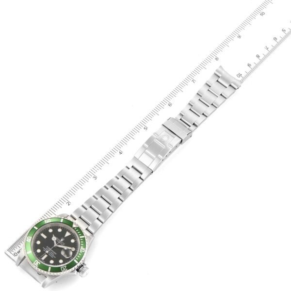 Rolex Submariner Kermit Green Bezel 50th Anniversary Mens Watch 16610LV Box Papers
