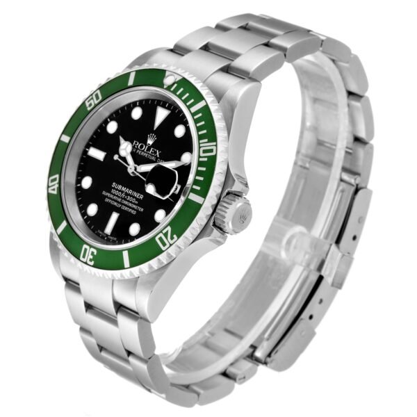 Rolex Submariner Kermit Green Bezel 50th Anniversary Mens Watch 16610LV Box Papers