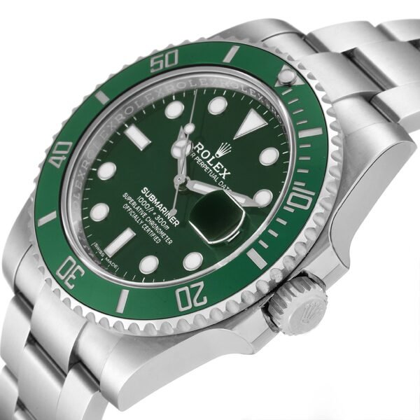 Rolex Submariner Hulk Green Dial Bezel Steel Mens Watch 116610LV Unworn
