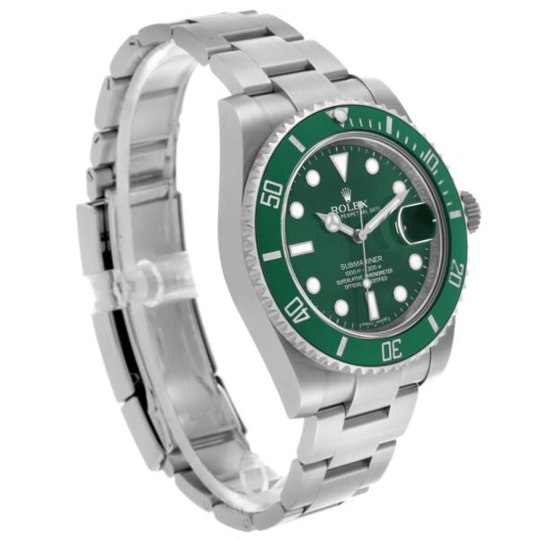 Rolex Submariner Hulk Green Dial Steel Mens Watch 116610LV Card