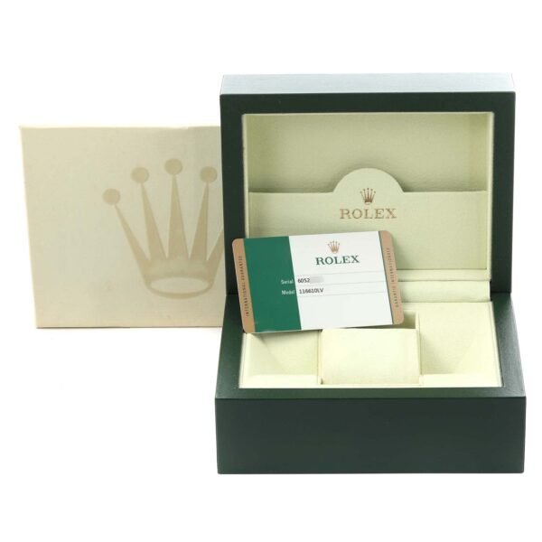 Rolex Submariner Hulk Green Dial Steel Mens Watch 116610LV Card