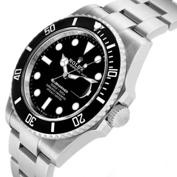 Rolex Submariner Steel Black Ceramic Bezel Mens Watch 126610 Box Card