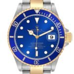 Rolex Submariner Steel Yellow Gold Blue Dial Automatic Mens Watch 16613