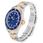 Rolex Submariner Steel Yellow Gold Blue Dial Automatic Mens Watch 16613