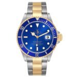 Rolex Submariner Steel Yellow Gold Blue Dial Automatic Mens Watch 16613