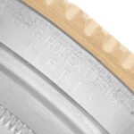 Rolex Submariner Steel Yellow Gold Blue Dial Bezel Mens Watch 116613 Card