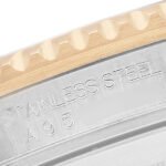 Rolex Submariner Steel Yellow Gold Blue Dial Bezel Mens Watch 16613 Box Card