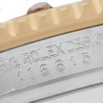 Rolex Submariner Steel Yellow Gold Blue Dial Mens Watch 116613