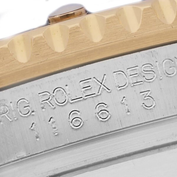 Rolex Submariner Steel Yellow Gold Blue Dial Mens Watch 116613