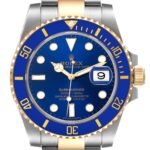 Rolex Submariner Steel Yellow Gold Blue Dial Mens Watch 116613 Unworn