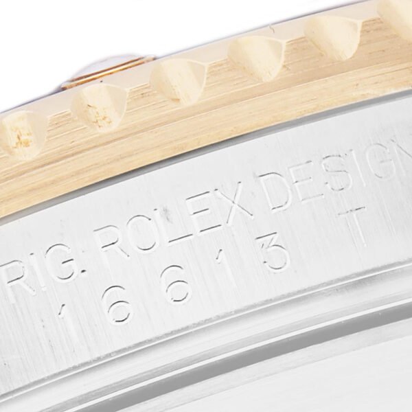 Rolex Submariner Steel Yellow Gold Blue Dial Mens Watch 16613