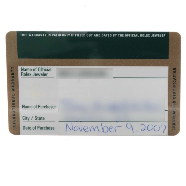 Rolex Submariner Steel Yellow Gold Blue Dial Mens Watch 16613 Box Card