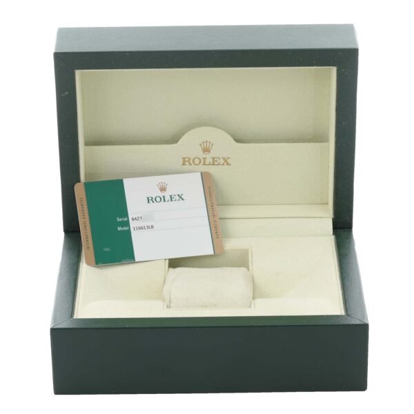 Rolex Submariner Steel Yellow Gold Blue Mens Watch 116613 Box Card