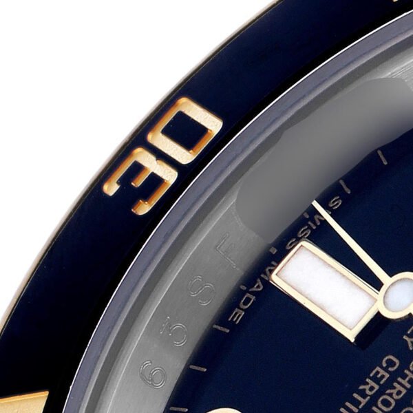 Rolex Submariner Steel Yellow Gold Diamond Mens Watch 116613 Box Card