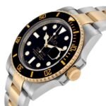 Rolex Submariner Steel Yellow Gold Diamond Mens Watch 116613 Box Card