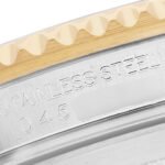 Rolex Submariner Steel Yellow Gold Diamond Sapphire Mens Watch 16613 BoxPapers