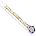 Rolex Submariner Steel Yellow Gold Diamond Sapphire Mens Watch 16613 BoxPapers