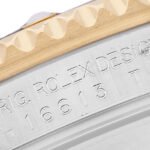 Rolex Submariner Steel Yellow Gold Diamond Sapphire Mens Watch 16613 BoxPapers