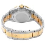 Rolex Submariner Steel Yellow Gold Diamond Sapphire Serti Dial Mens Watch 16613