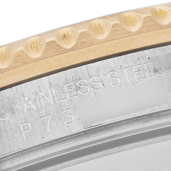 Rolex Submariner Steel Yellow Gold Diamond Sapphire Serti Dial Mens Watch 16613