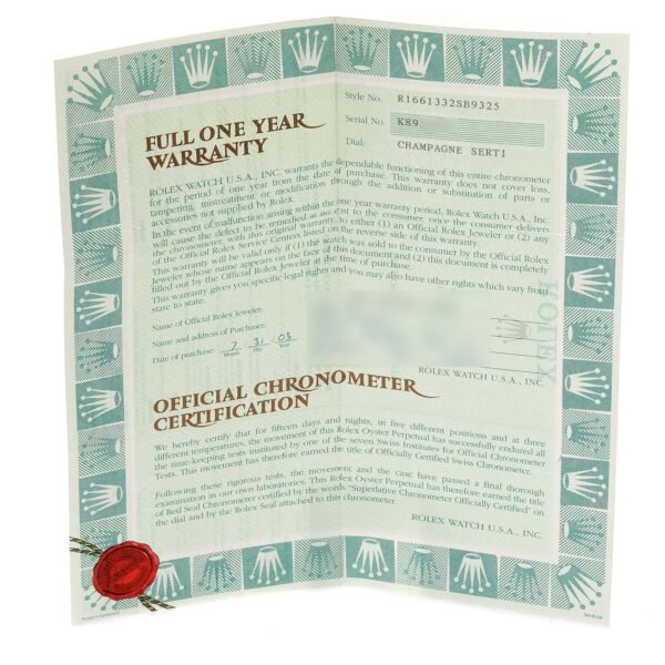 Rolex Submariner Steel Yellow Gold Diamond Sapphire Serti Dial Mens Watch 16613 Box Papers