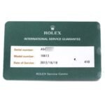 Rolex Submariner Steel Yellow Gold Diamond Sapphire Serti Dial Mens Watch 16613 Box Service Card