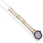 Rolex Submariner Steel Yellow Gold Diamond Serti Dial Mens Watch 16613 Box Papers