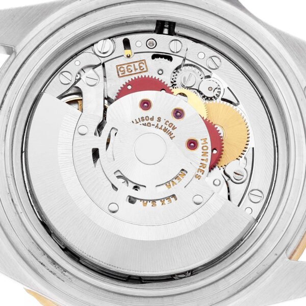 Rolex Submariner Steel Yellow Gold Serti Dial Mens Watch 16613 Box Service Card