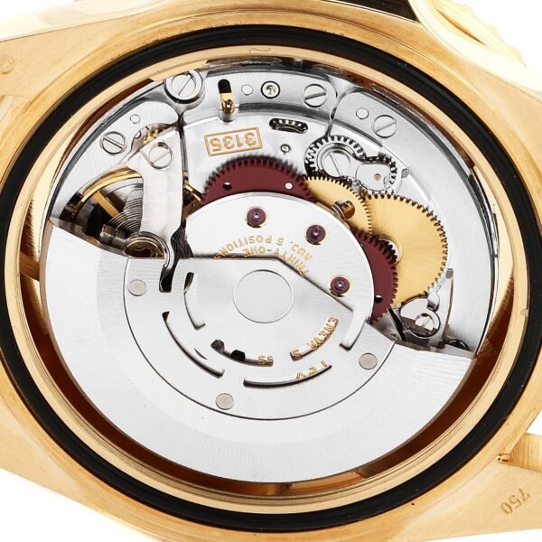 Rolex Submariner Yellow Gold Diamond Sapphire Serti Dial Watch 16618 Box Papers