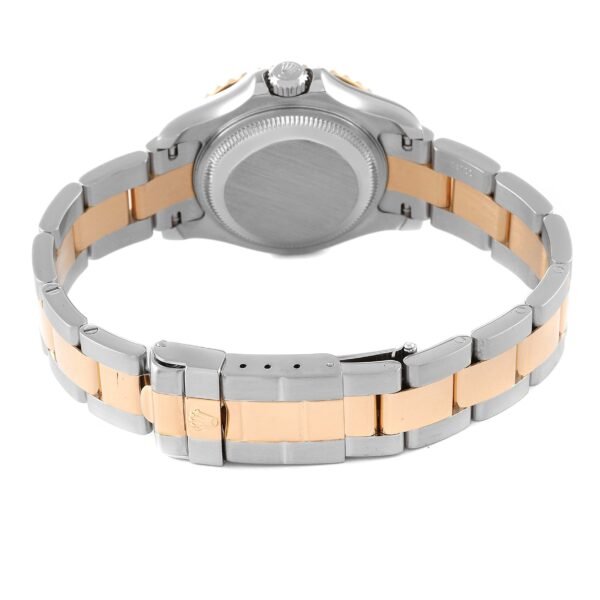 Rolex Yachtmaster 29mm Steel Yellow Gold Blue Dial Ladies Watch 169623 Papers