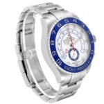 Rolex Yachtmaster II 44 Blue Cerachrom Bezel Steel Mens Watch 116680
