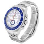 Rolex Yachtmaster II 44 Blue Cerachrom Bezel Steel Mens Watch 116680