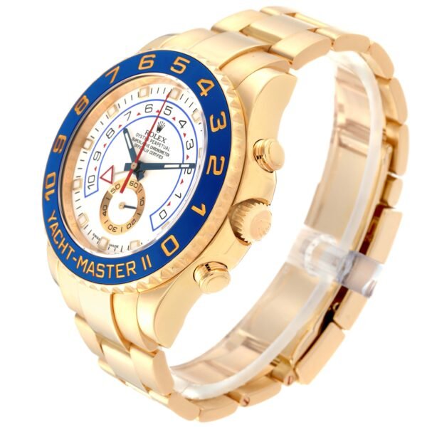 Rolex Yachtmaster II Regatta Chronograph Yellow Gold Watch 116688 Box Card