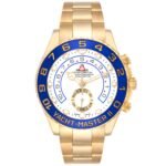 Rolex Yachtmaster II Regatta Chronograph Yellow Gold Mens Watch 116688 Box Card