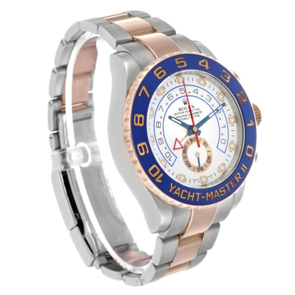 Rolex Yachtmaster II Regatta Steel Rose Gold Mens Watch 116681