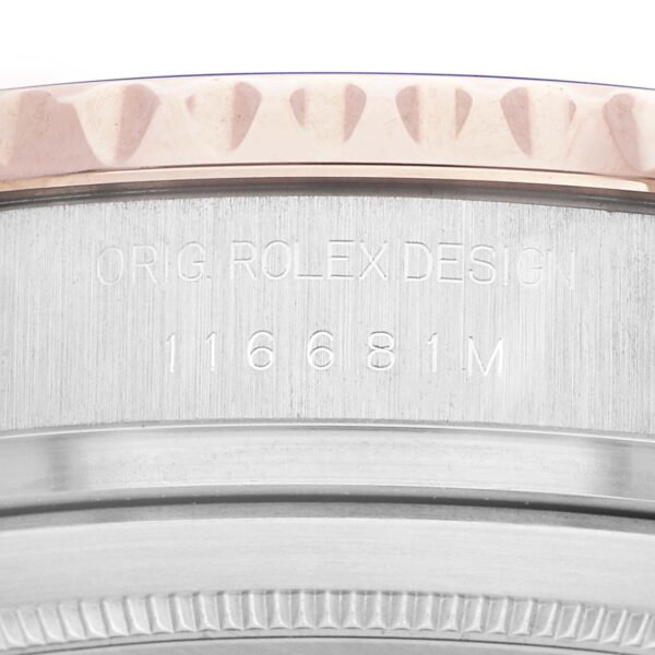 Rolex Yachtmaster II Regatta Steel Rose Gold Mens Watch 116681 Box Card+ 1 link